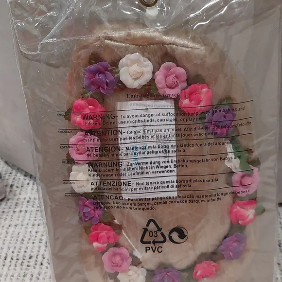 Women's blonde flora fairy wig for adults only - Picture 5 of 6